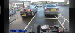 car behind you
