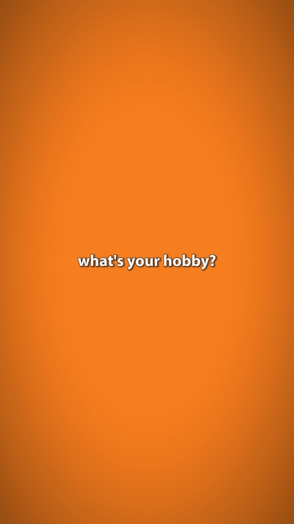 Qual é o seu hobby