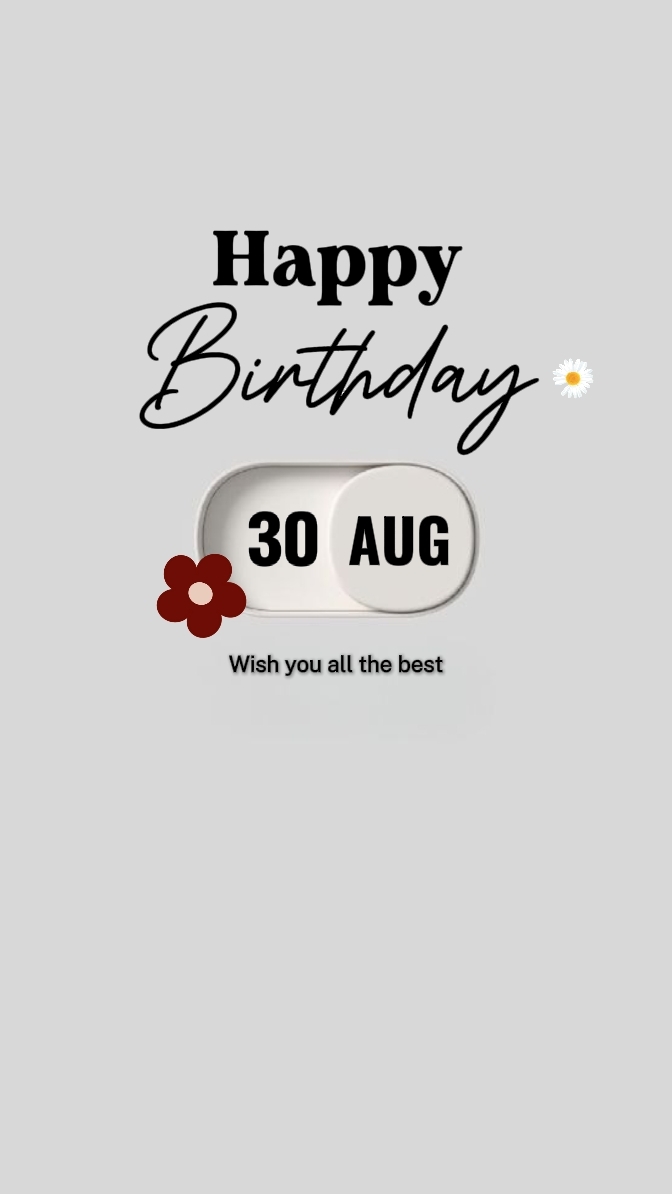 Doğum günü 30 Ağustos