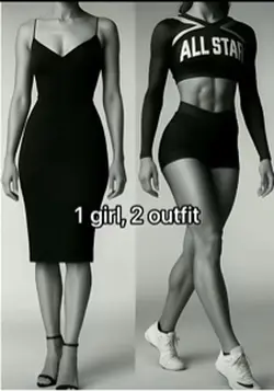 1 girl 2 outfits 