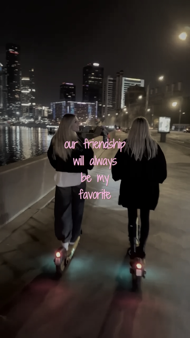 Our friendship will 