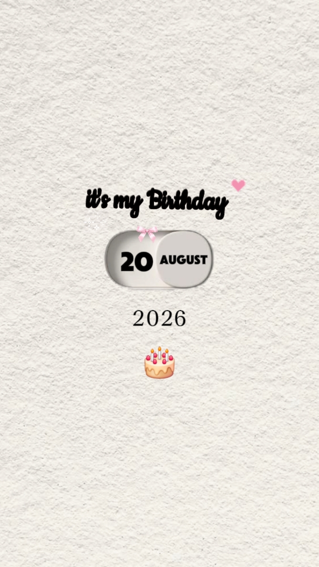 hbd 20 august 2026