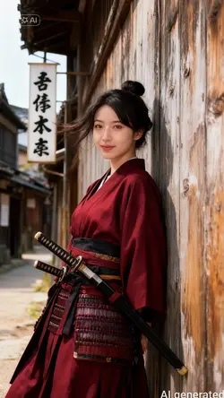 AI Female Samurai