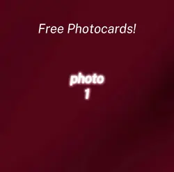 Free Photocards !