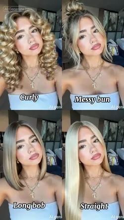 4 frisuren KI