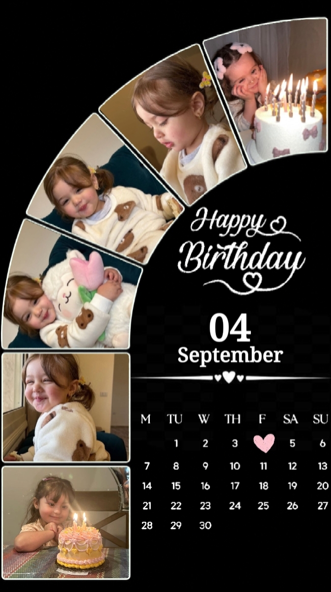 HBD DAUGHTER 4 SEPT 
