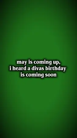 birthday is coming 