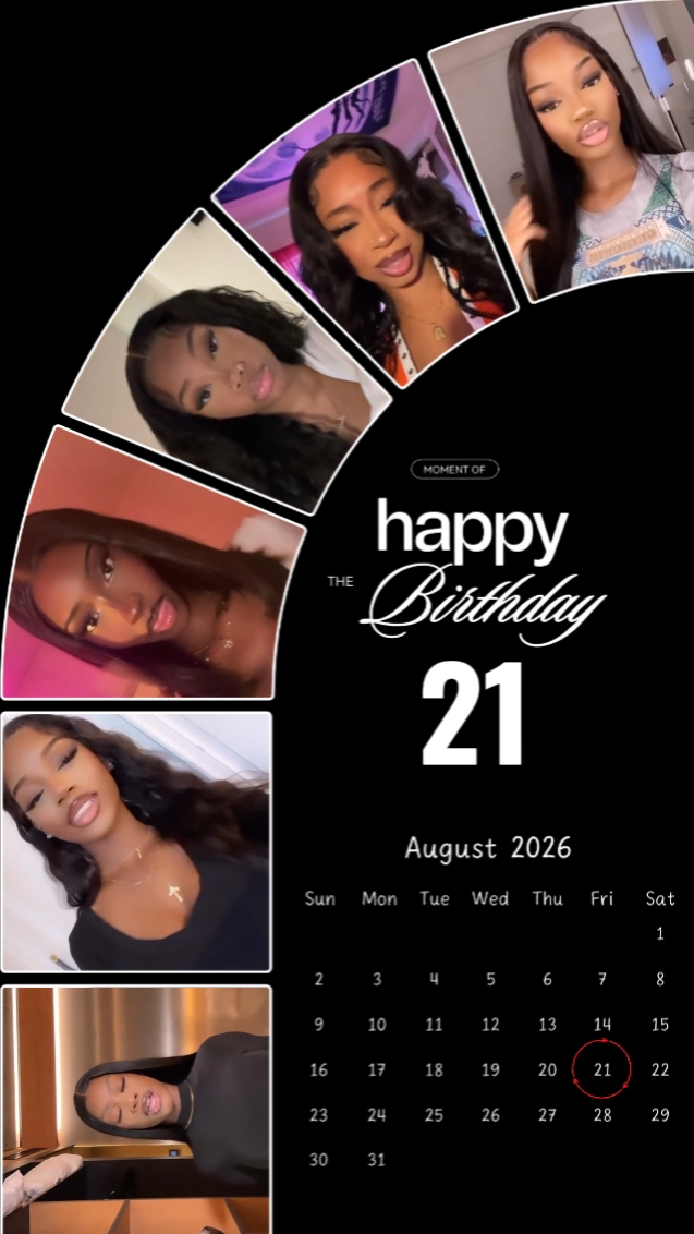 BIRTHDAY AUGUST 21