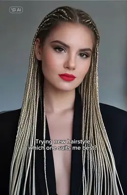 Blonde boxbraids