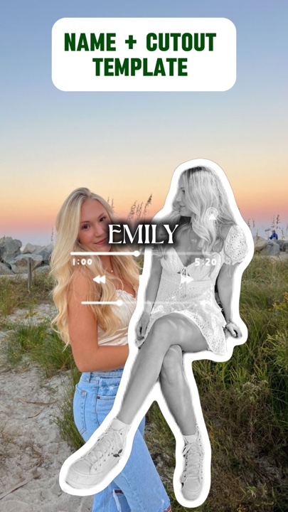 Name + cutout