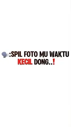 spill foto mu kecil