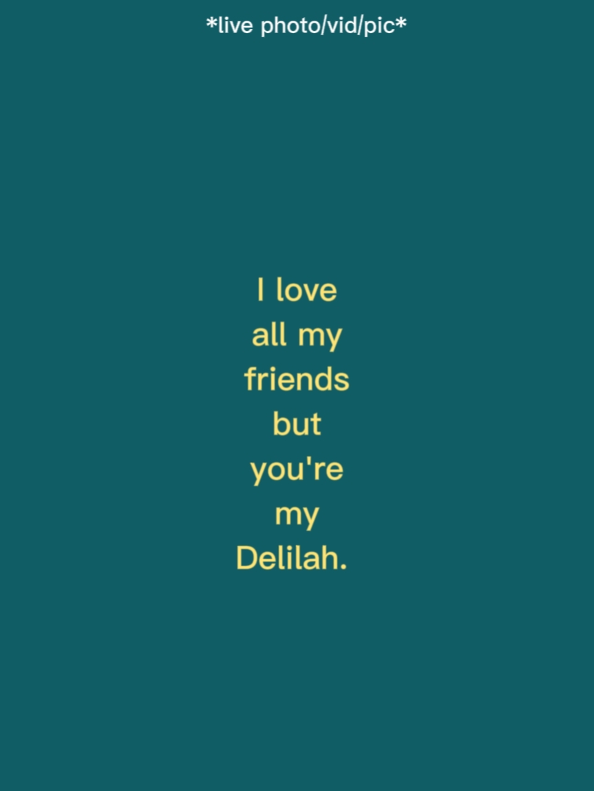 my delilah