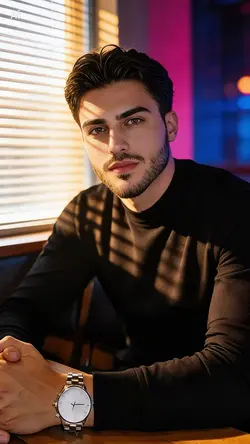 Neon portrait