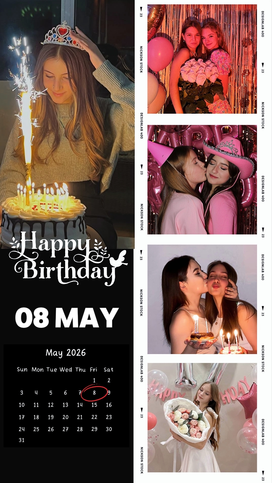 FELIZ CUMPLEAÑOS PARA MI 08 DE MAYO