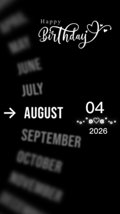H BDayLove04August