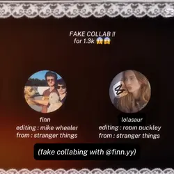 fake collab w/ finn!