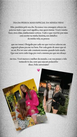 aniversário mãe