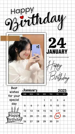 24 JANUARY HBD 2025