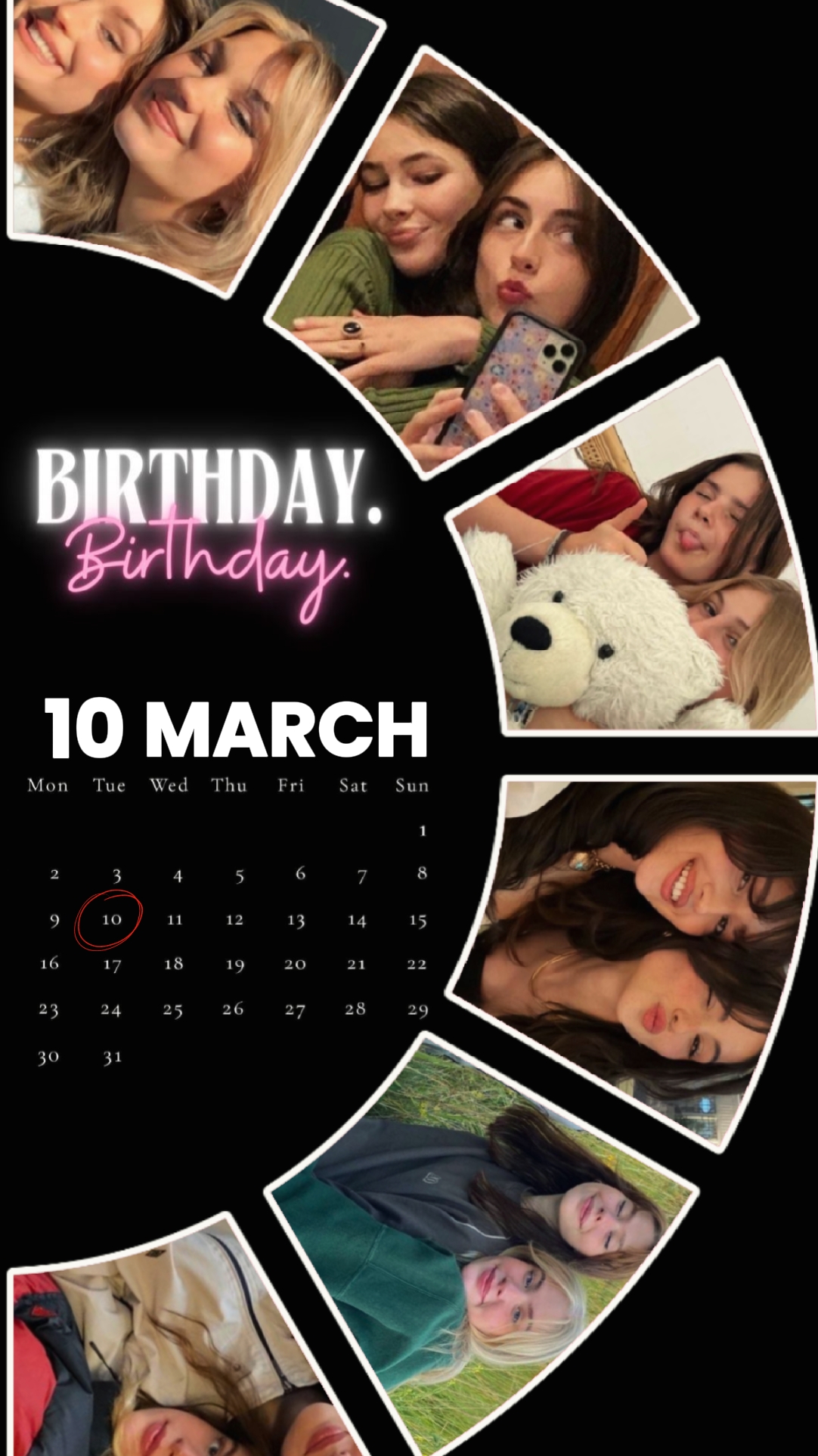 Anniversaire 10 mars 
