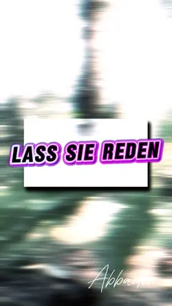 Lass sie reden 