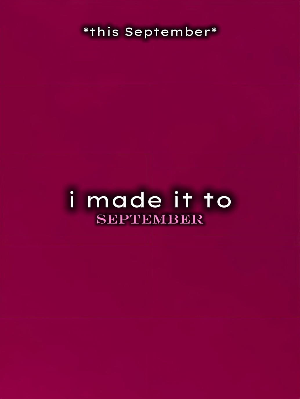I'm doing better! 