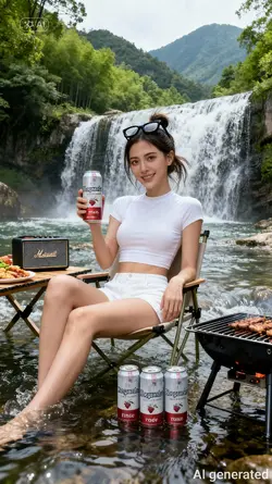 เที่ยวน้ำตก ai