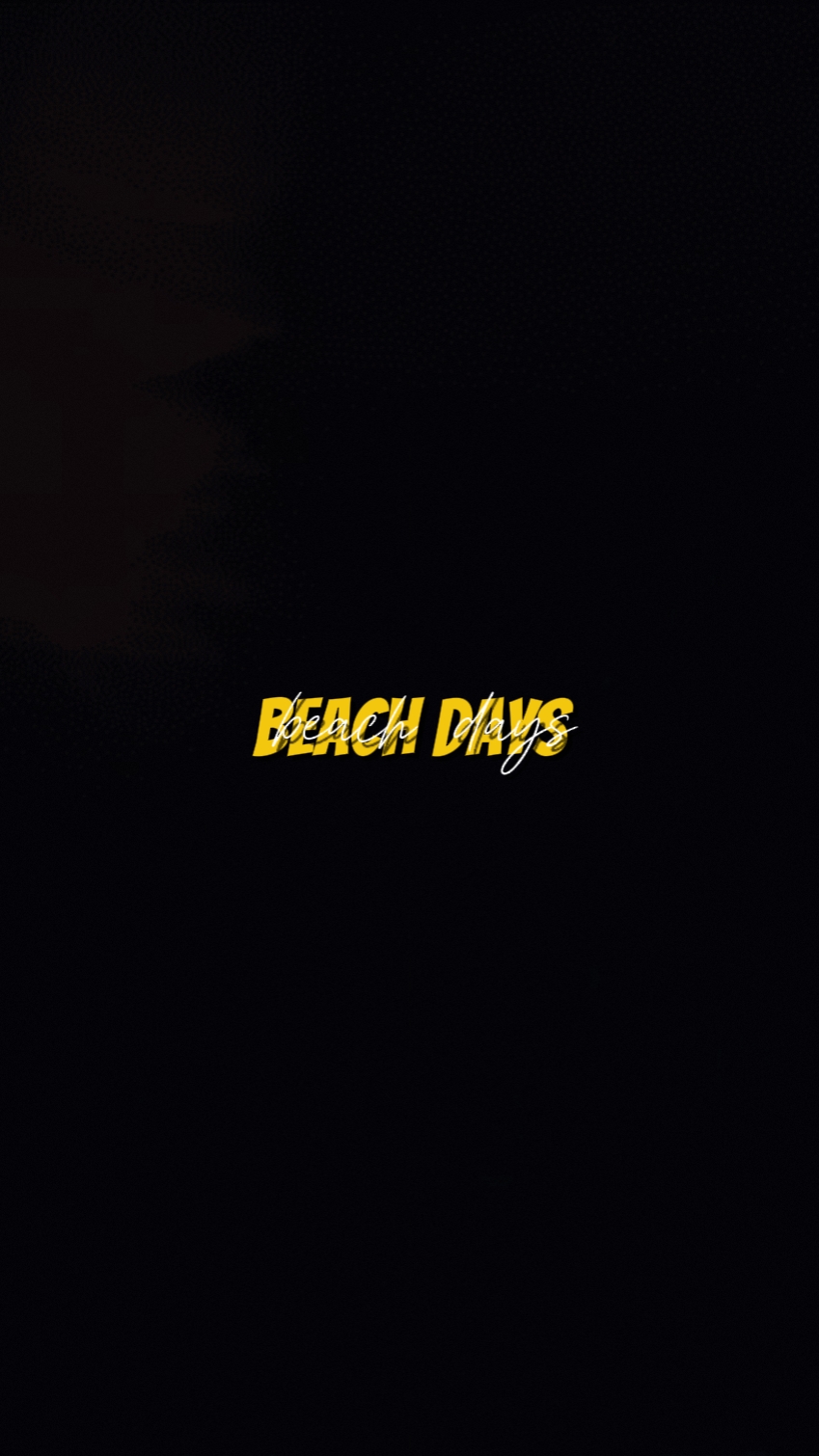 jours de plage