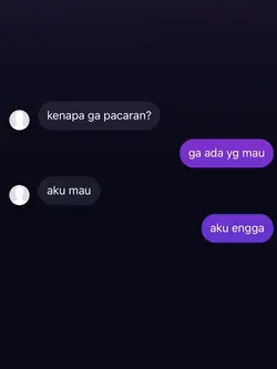 kenapa ga pacaran?