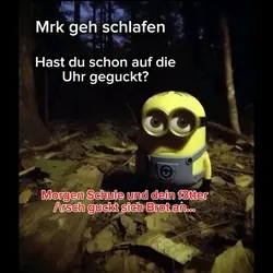 Geh schlafen..