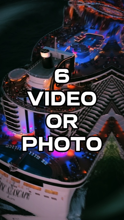 6 vídeo ou foto 