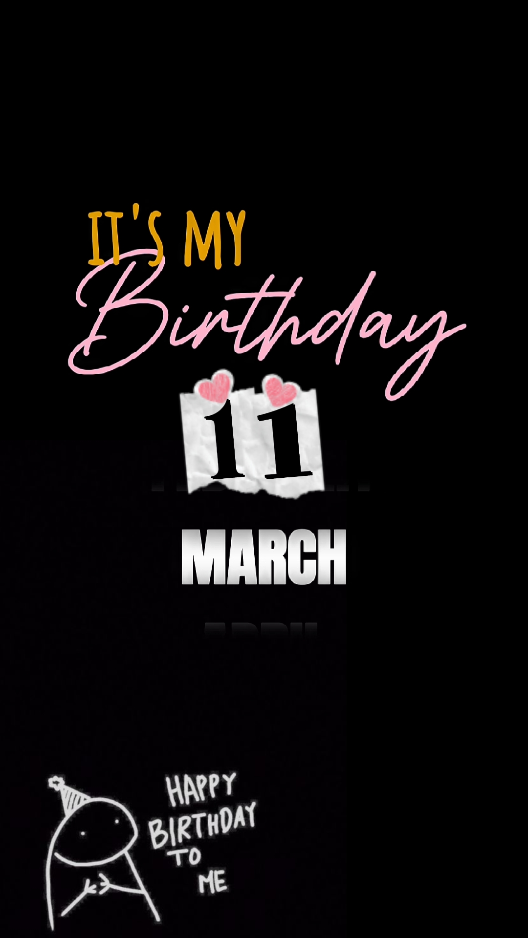 CUMPLEAÑOS 11 DE MARZO 