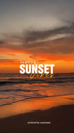 sunset vibes