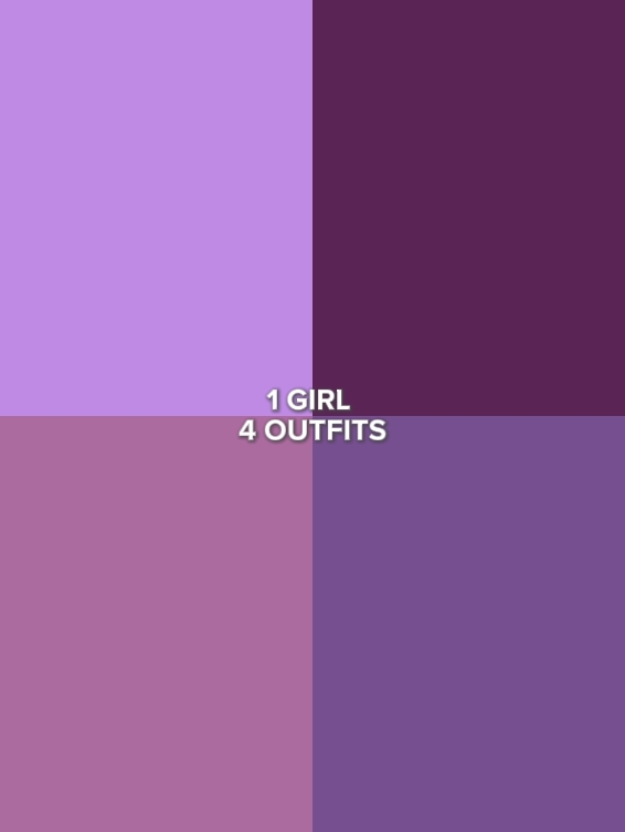 1 GIRL 4 OUTFITS 