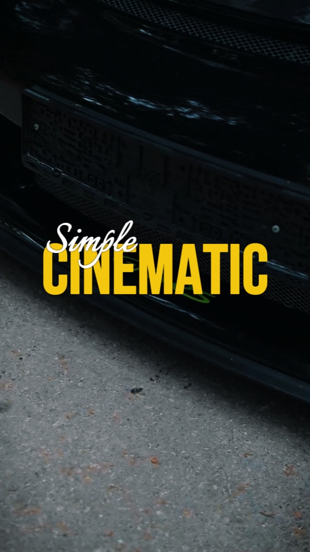 CAR CINEMATIC 8CLIPS