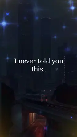 I never told you 