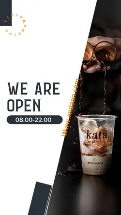 We are open