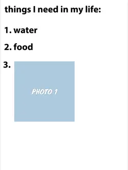 things I need: ๐