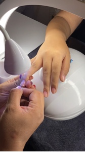 Nail before & afte