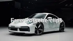 Free Porsche clips