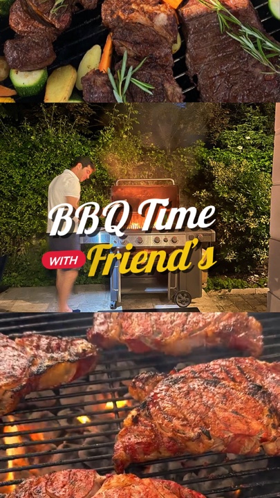 Hora Do Churrasco Com O Amigo