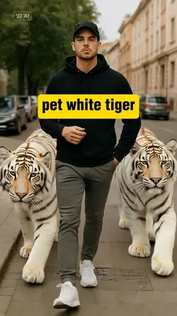pet white tiger