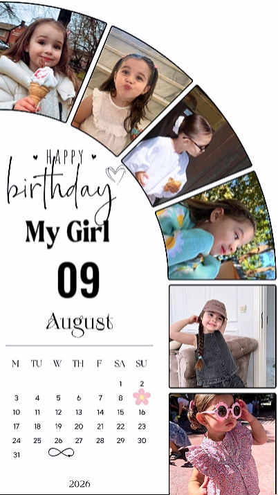 HBD MY GIRL 09 AUG