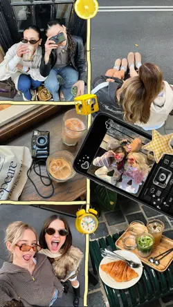 yellow collage