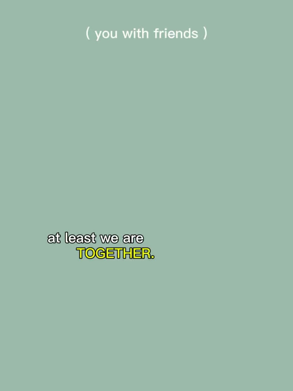 Atleast we are.