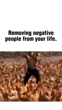 removing negative
