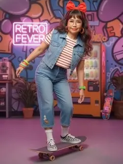 สาวน้อยสเก็ตบอร์ด