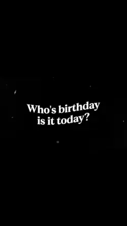 Today's birthday
