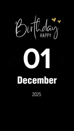 hbd 01 December 2025