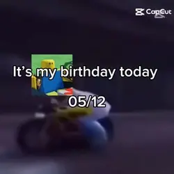 My birthday 
