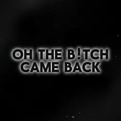 oh the b came back! 